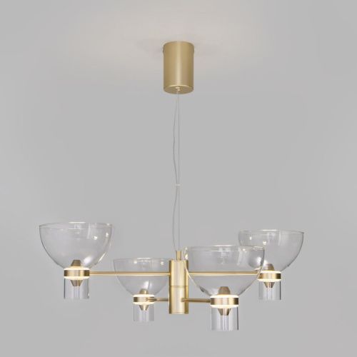 Светильник подвесной Eurosvet Vial (Виал) 204053 LED латунь