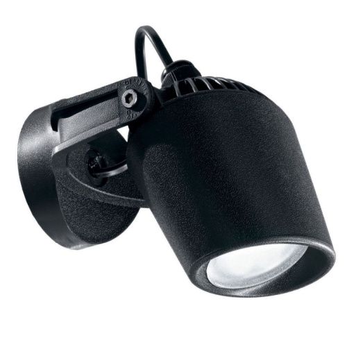 Уличный настенный светодиодный светильник Ideal lux Minitommy Nero (Минитоммы Неро) Minitommy AP1 Nero