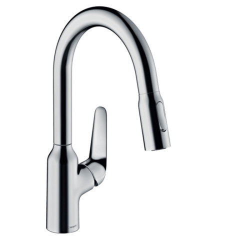 Смеситель для кухни Hansgrohe 71801000 на мойку хром без термостата