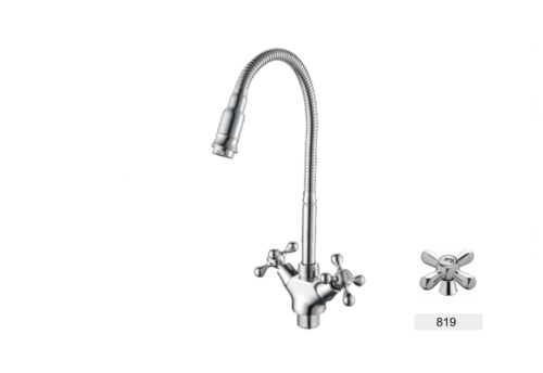 Смеситель для кухни D-Lin D156819-Q на мойку хром