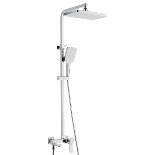 Душевая стойка Shevanik S4636 настенная цвет хром