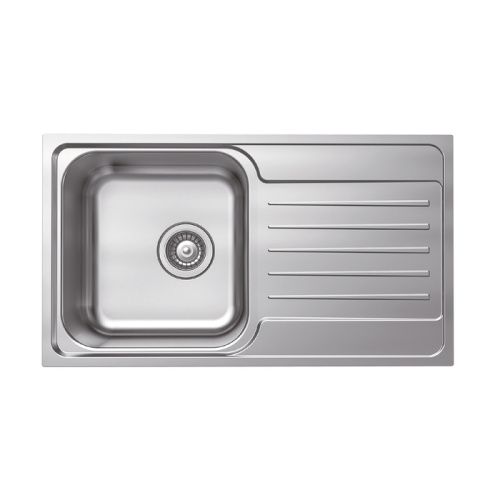 Кухонная мойка IDDIS Sound SND78SDi77 78х44 цвет серый поверхность матовая