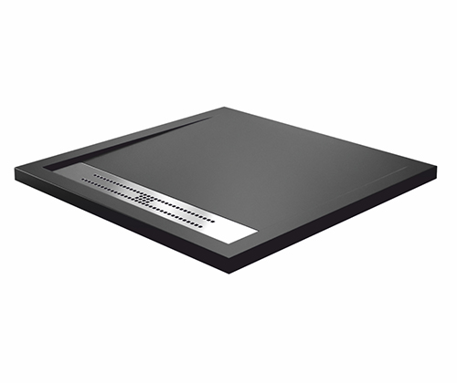Душевой поддон WasserKRAFT Abens 20T 20T03 90x90 искусственный камень черный