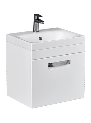 Тумба под раковину Velvex ESTEA tpEST.50.1Y.233 49х40х45 подвесная цвет белый