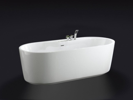 Ванна акриловая BelBagno BB14-K 178х84 отдельностоящая овальная
