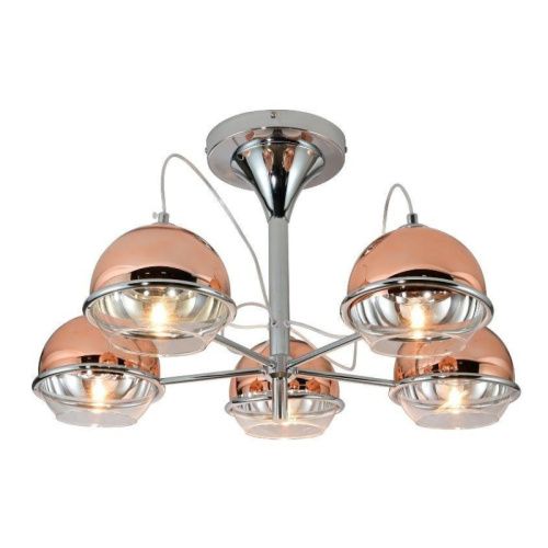 Люстра на штанге Lumina Deco Veroni (Верони) LDC 1029-5 R.GD