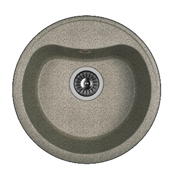Кухонная мойка Dr.Gans Дора 25.015.B0435.409 43,5х43,5 цвет базальт