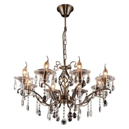 Люстра подвесная Toplight Zoe Bronze (Зое Бронзе) TL7220D-08AB