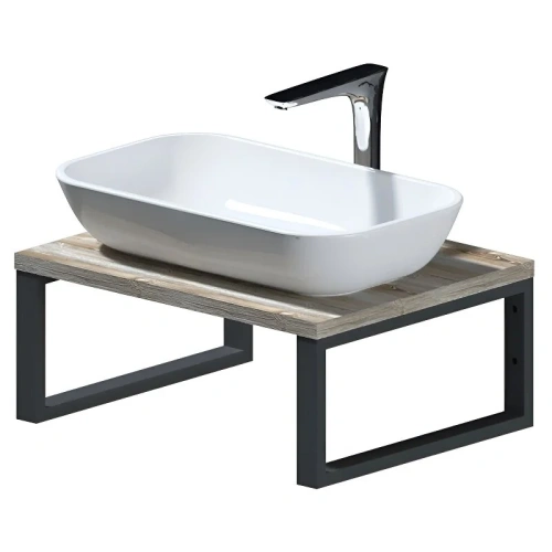 Столешница 1MarKa Grunge Loft Ц0000001583 60х48 накладная цвет дуб намибия