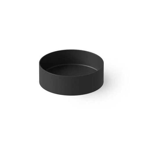 Раковина керамическая Dea Design Washbasins DD9061 420 16 40х40 накладная цвет черный без отверстий под смеситель