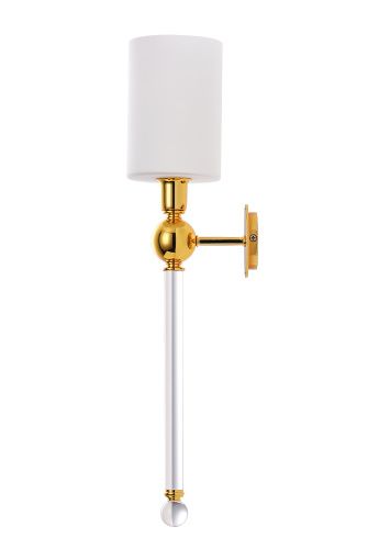 Бра Crystal Lux Mirabella (Мирабелла) MIRABELLA AP1 GOLD/WHITE