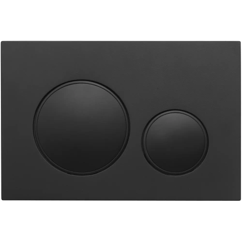Кнопка смыва механическая Veconi FLUSH FLV10-B цвет черный матовый