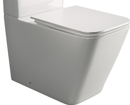 Чаша унитаза Ceramica Nova CUBIC CN1803-B приставная