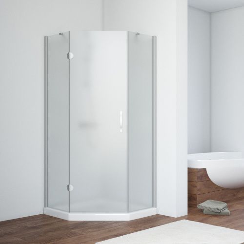 Душевой уголок Vegas-Glass AFA-Pen TUR+NOVO AFA-Pen NOVO 120 07 10 L 120х120 стекло матовое профиль хром матовый без поддона