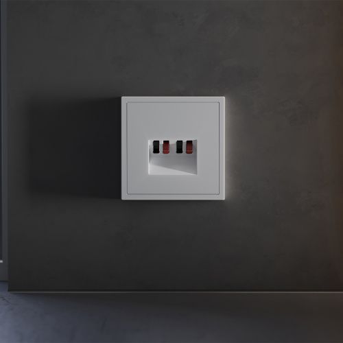 Накладка для розетки акустической 4-местной VOLTUM S70 VLS001516