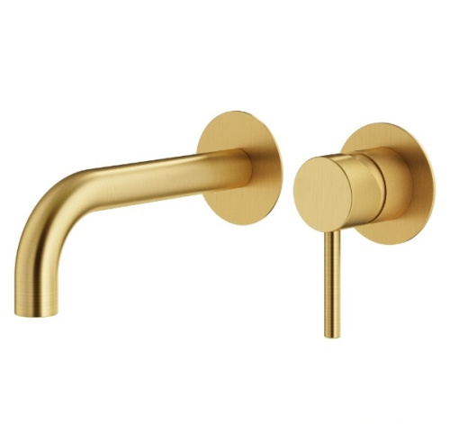 Смеситель Plumberia Selection Ixo KITXO1135OB250 встраиваемый золото