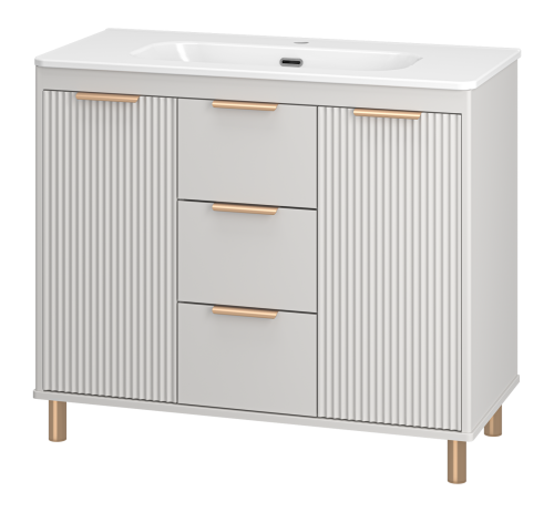 Тумба под раковину Brevita Risacca RIS-06100-0342Я 90х46х74 напольная