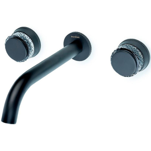 Смеситель Boheme Aura 152-2-B-A встраиваемый черный