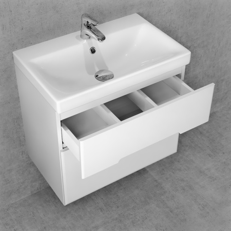 Тумба под раковину Jorno MODUO SLIM Mod.01.60/P/W 59х37,5х53 - фото 2