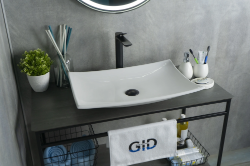 Раковина Gid Creativo 60 см N9177 (51170) накладная цвет белый