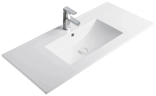 Раковина Gid Integrado 102 см 9010e (71106) встраиваемая цвет белый