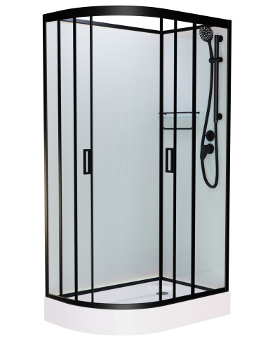 Душевая кабина Frank 214215 120х80 с крышей ориентация правая Душевая кабина Frank 214215 120х80 с крышей ориентация правая