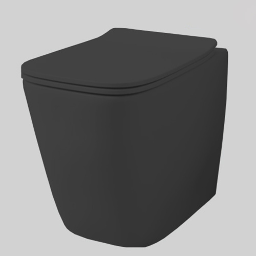 Чаша унитаза напольная Artceram A16 ASV007 17 00 цвет черный матовый без сиденья каскадный смыв