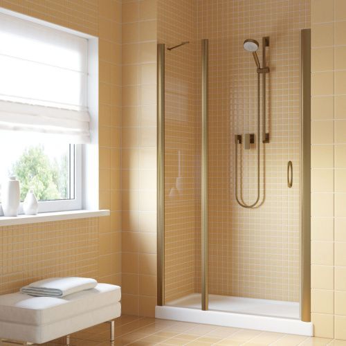 Душевая дверь Vegas-Glass EP-F-1 LUX EP-F-1 LUX 135 5 crystalvision L 135х200 стекло прозрачное профиль бронза