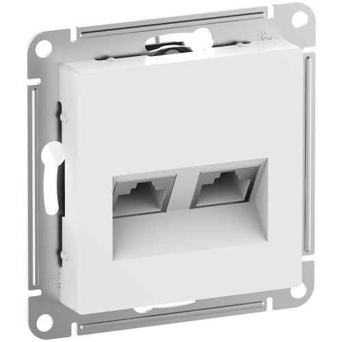 Розетка компьютерная двойная Systeme Electric AtlasDesign (АтласДесигн) ATN000188