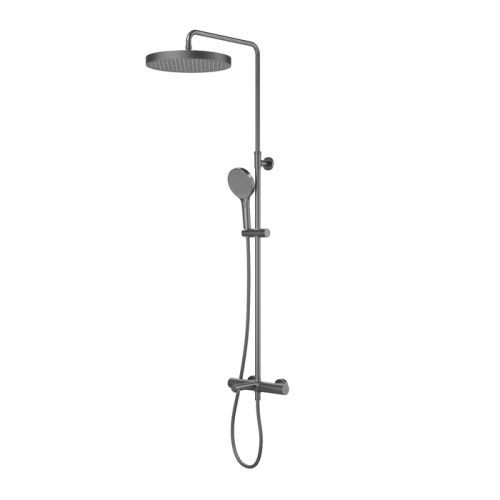 Душевая стойка IDDIS Duna DUNGMSTi06 настенная цвет графит