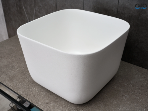 Раковина Gid Creativo 36 см N9301wg (51234) накладная цвет белый