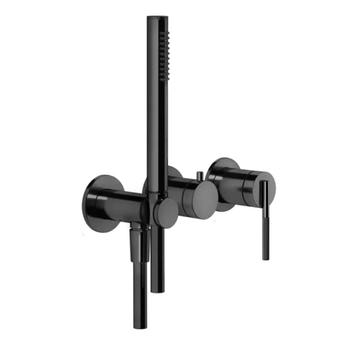 Смеситель для душа Gessi Ingranaggio 63545#706 встраиваемый в стену черный