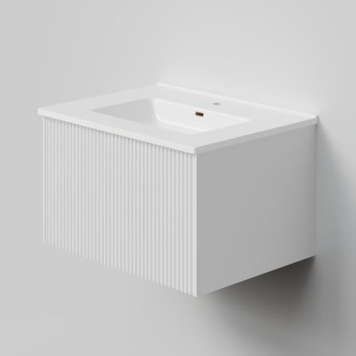 Тумба под раковину La Fenice Terra FNC-01-TER-B-60 59х45х35 подвесная цвет белый матовый