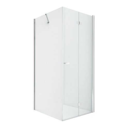 Душевой уголок New Trendy NEW SOLEO Chrome D-0153A/D-0088B 90х90 стекло прозрачное профиль хром без поддона