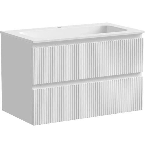 Тумба под раковину Sancos SNOB T SNT80W 80х40 подвесная цвет белый