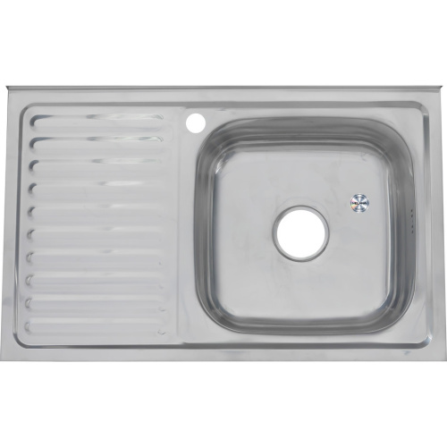 Кухонная мойка Melana 005 t R (*10) 80x50 цвет хром
