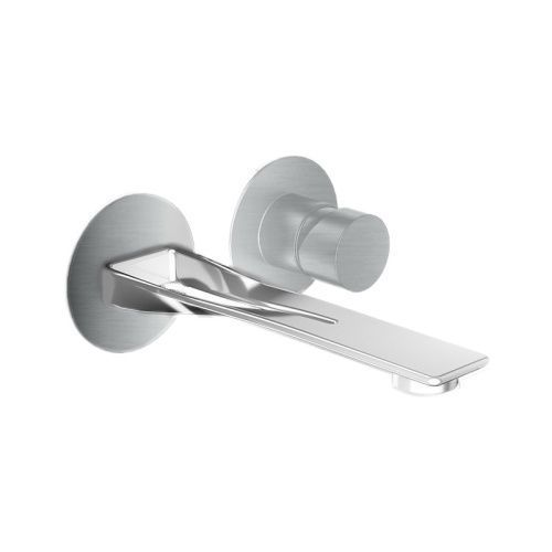 Смеситель для раковины Webert One-B NB830606015 настенный сталь/хром