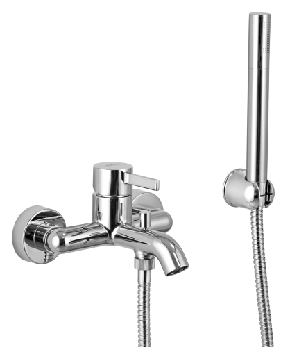 Смеситель для ванны Remer Metrica MC02 настенный хром без термостата