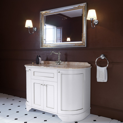 Тумба с раковиной TW collection York nuovo YOR4130-BA+S53 bi комплект  130х58,5х86,6