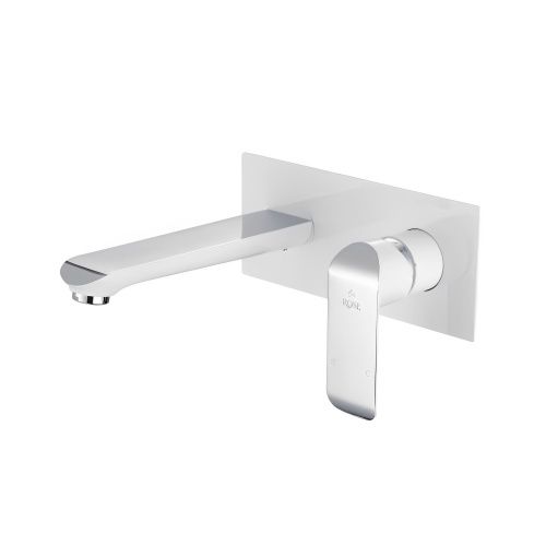 Смеситель для раковины Rose R2141F встраиваемый в стену белый/хром