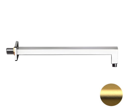 Кронштейн для верхнего душа 30 см Remer 348S30BG брашированное золото