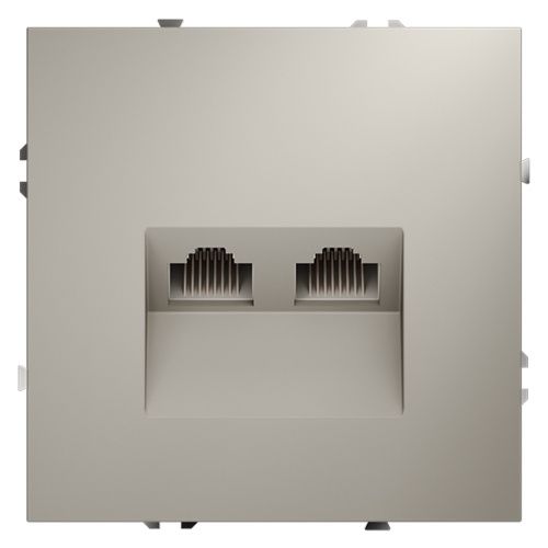 Розетка компьютерная двойная VOLTUM S70 VLS060203