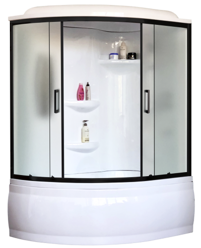 Душевой бокс Royal Bath ALP RB140ALP-C-BL-R 140х95