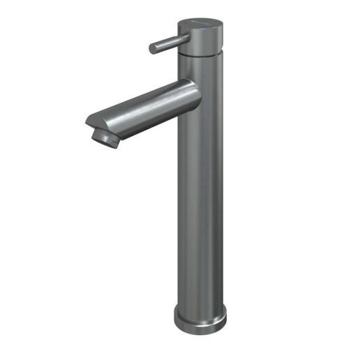 Смеситель для раковины Knotlor STREAMLINE SS-04/01 на столешницу нержавеющая сталь