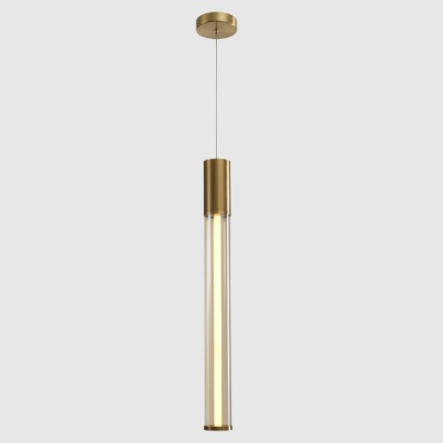Светильник подвесной Crystal Lux Lineup (Линеуп) LINEUP SP11W LED BRASS