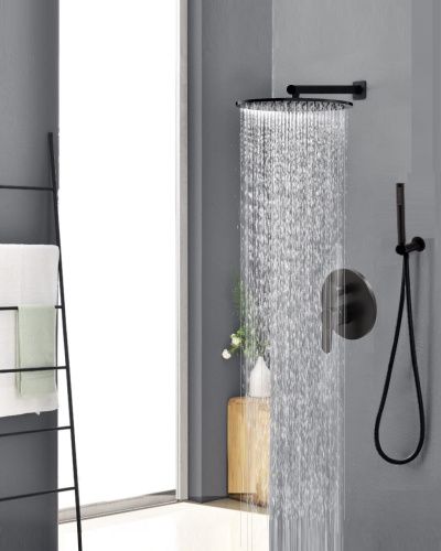 Душевая система ALMAes Sakari TVZ-0890 встраиваемая цвет черный