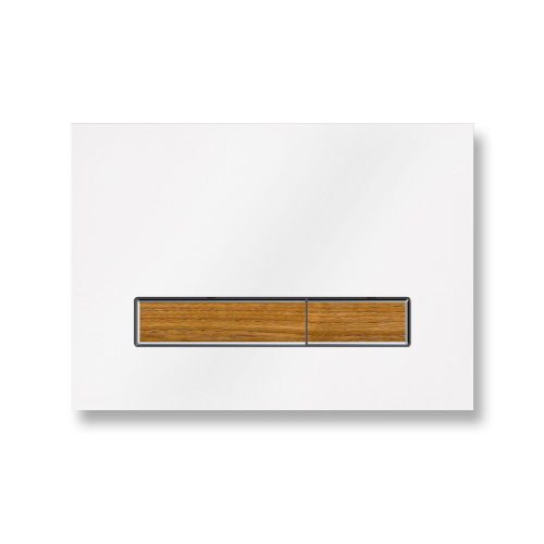 Клавиша смыва механическая Lavinia Boho RelFix 38050703 цвет белый/светлое дерево