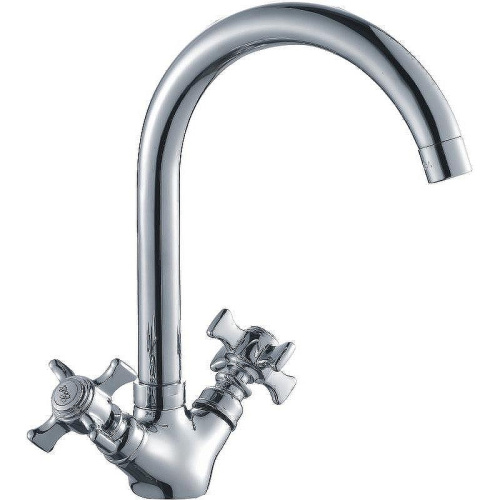 Смеситель для кухни Haiba HB24 HB4624 на мойку хром