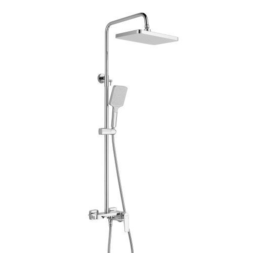 Душевая стойка Shevanik S4226 настенная цвет хром