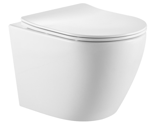 Унитаз подвесной Тритон Verso Щ0000060994 белый с сиденьем микролифт безободковый смыв торнадо